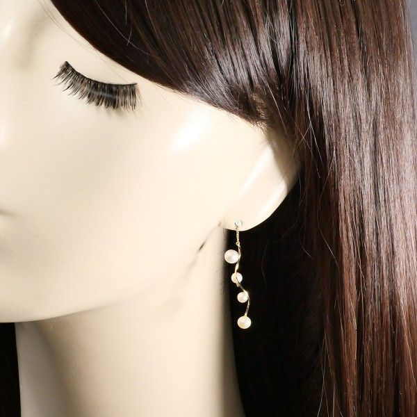 【新品未使用】アディダス サッカーシューズ スパイク オレンジ 27.5cm K18YG ピアス pierced earrings（片耳） パール（真珠） 総重量約0.9g