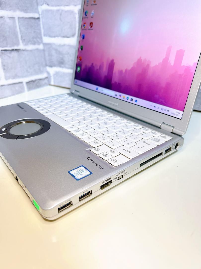 高性能！パナソニック ノートパソコン i5第8世代 爆速SSD256 オフィス付 Let's note ノートパソコン Office搭載 Windows11 パソコン 第8