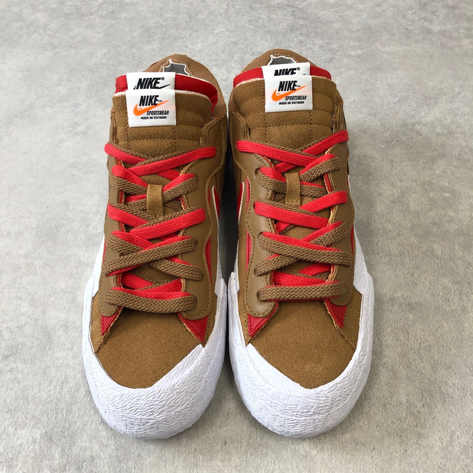 新品】 sacai NIKE BLAZER LOW BRITISH TAN ナイキ サカイ ブレーザー  