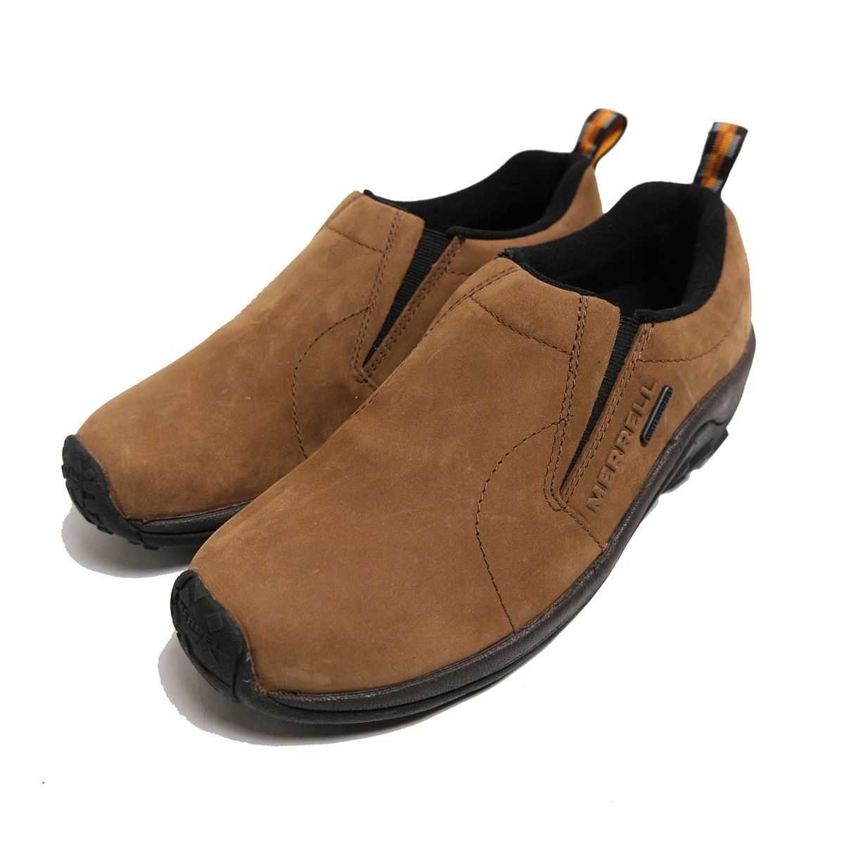 メレル ジャングル モック ヌバック ウォータープルーフ 8 26cm 茶系 防水 MERRELL JUNGLE MOC スリッポン アメリカ古着 ビンテージ ヴィンテージ