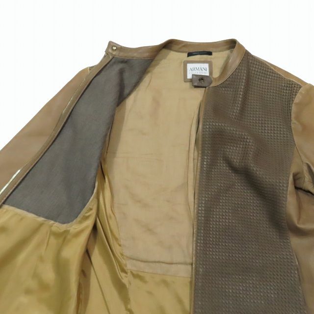 アルマーニ コレツィオーニ ARMANI COLLEZIONI ラムレザージャケット
