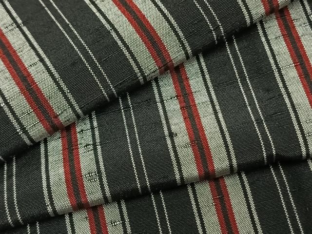 平和屋着物▽上質な紬　単衣　縞　正絹　逸品　AAAZ9157fy 平和屋着物▽上質な紬 単衣 縞 正絹 逸品 AAAZ9157fy - メルカリ