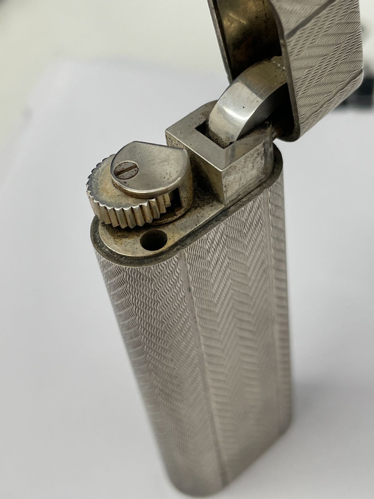 カルティエ ガスライター シルバー 喫煙具 Cartier 2点セット CARTIER カルティエ ライター ゴドロン ガスライター 喫煙グッズ