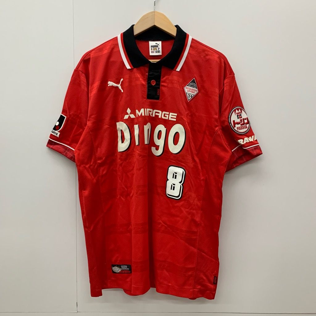 当時物 1999～2000年 浦和レッズ ホームユニフォーム レプリカ 8番 小野伸二 サイズXO REDS Puma プーマ サッカー チーム Jリーグ 【X0303-001】□217