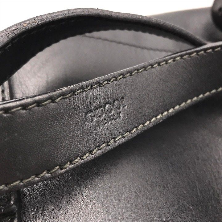 良品 GUCCI グッチ シェリーライン バンブー ハンドル ヴィンテージ  