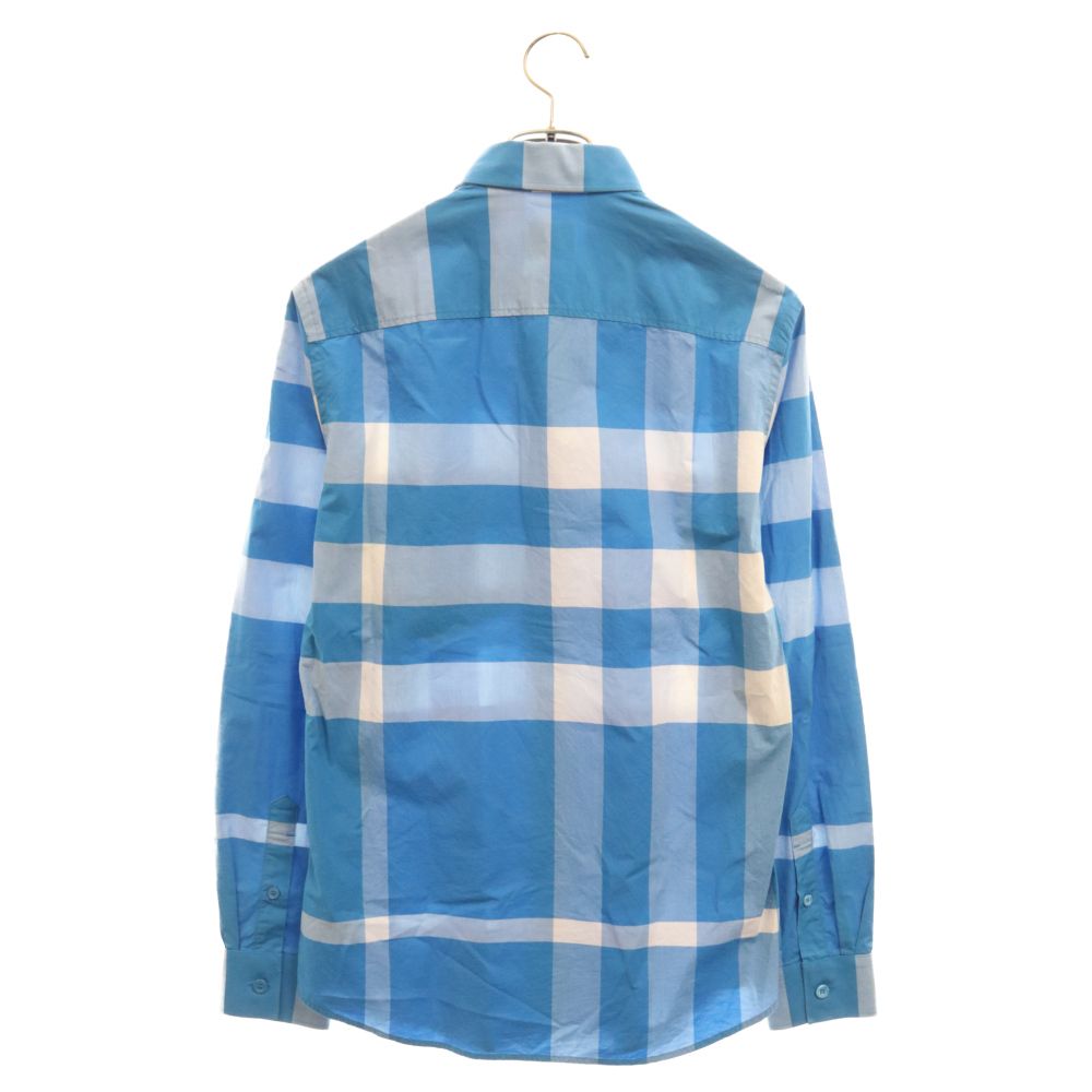 BURBERRY (バーバリー) オーバーサイズド チェック 長袖シャツ