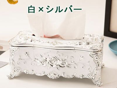 ☆倉庫移転の為、在庫処分SALE！☆ 薔薇の ティッシュボックス