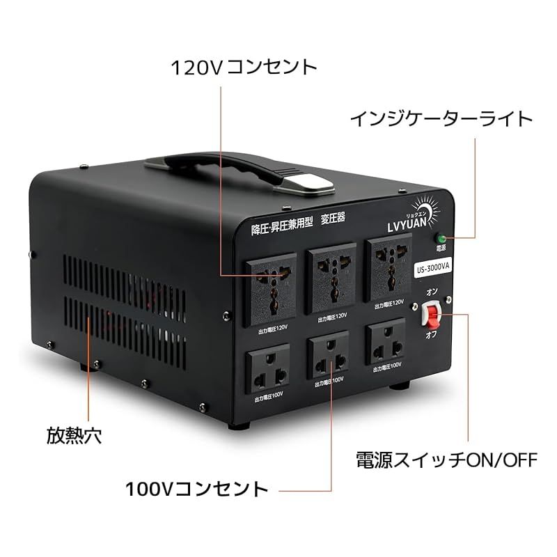 アメリカ 両用型変圧器