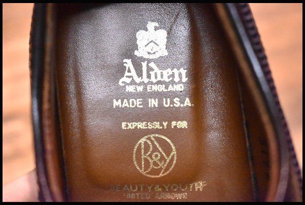 6D 良品 アローズ別注】ALDEN オールデン 3192 ロングウィングチップ