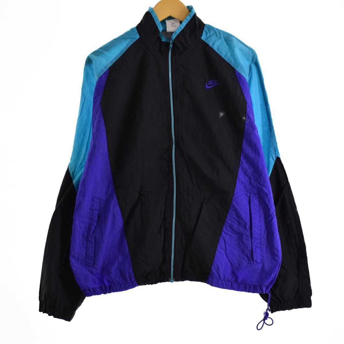 本物品質の 古着 90年代 ナイキ NIKE 銀タグ ナイロンジャケット メンズM ナイキ