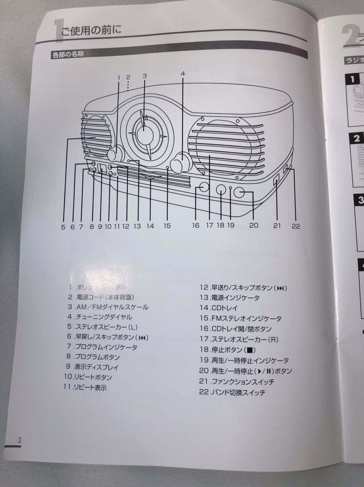 希少 激レア Memtek ノスタルジック CDプレーヤー FM/AMラジオ付き MAP