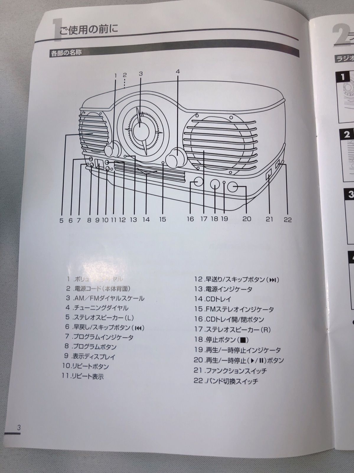 希少 激レア Memtek ノスタルジック CDプレーヤー FM/AMラジオ付き MAP 