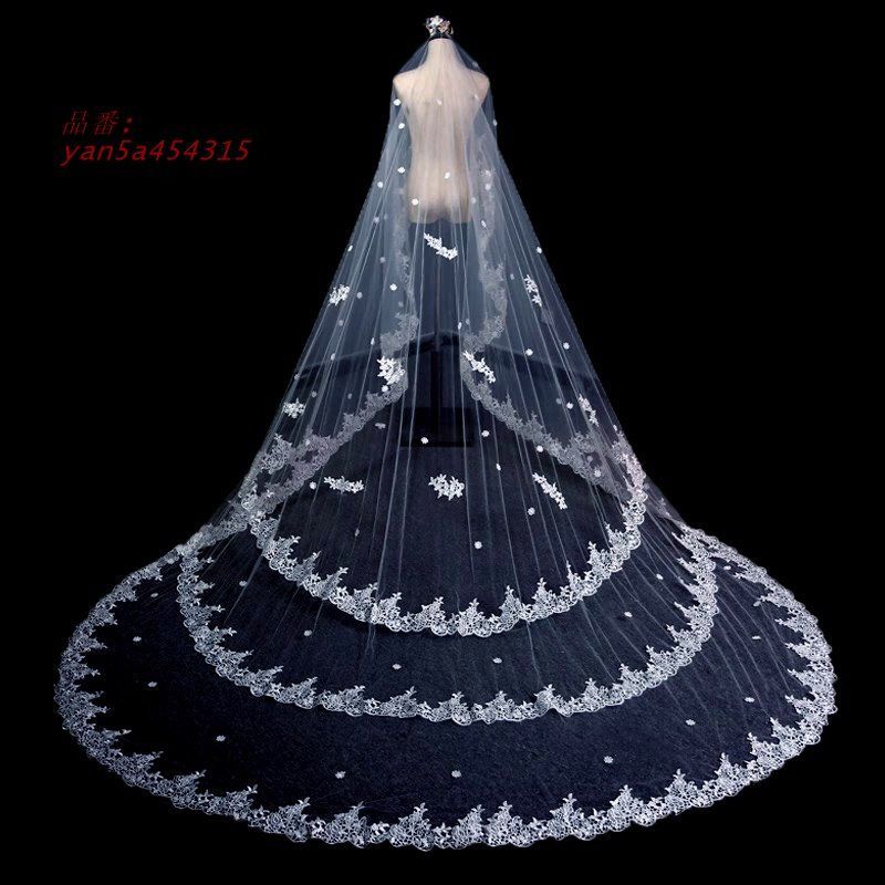 ウエディングベール コームなし コーム付き ウェディングベール ロングベール ブライダル ホワイト米 結婚式 ゴージャス 前撮り 披露宴 花嫁 二次会 yan5a454315