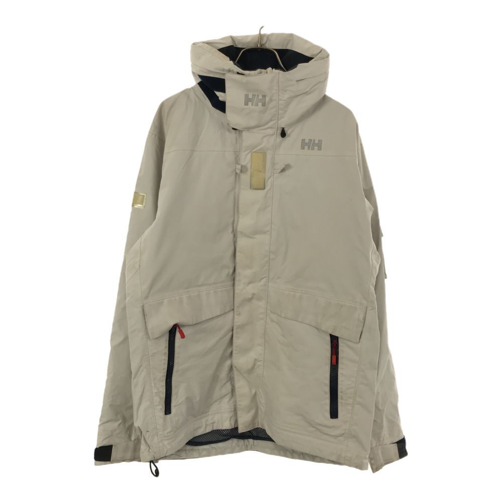 ヘリーハンセン ジップジャケット S ホワイト HELLY HANSEN メンズ 古着 【240210】