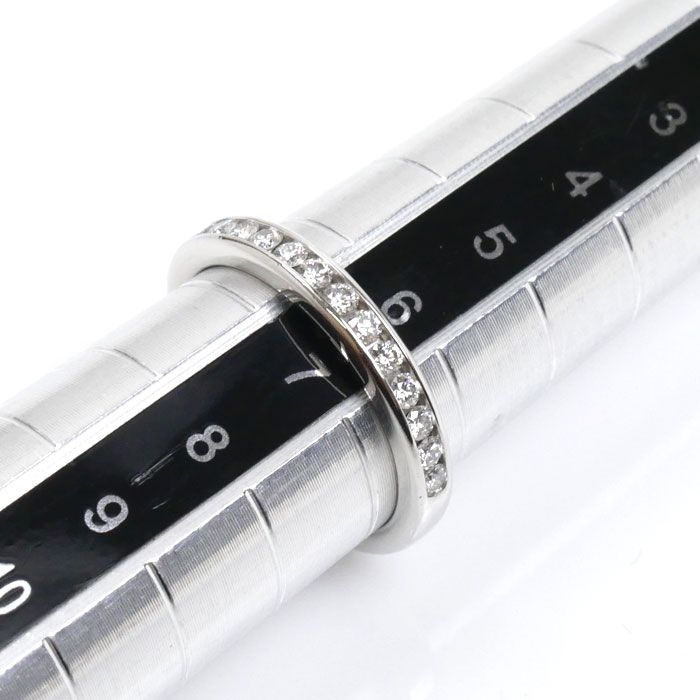 TIFFANY&Co. ティファニー Pt950プラチナ チャネルセッティング ハーフ  