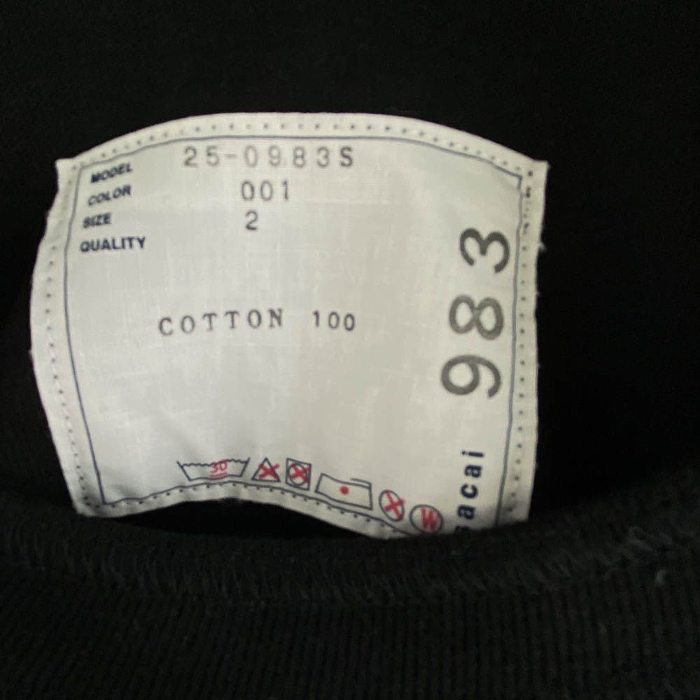 Sacai サカイ 25SS 25-0983S Print T-Shirt プリント 半袖 Tシャツ