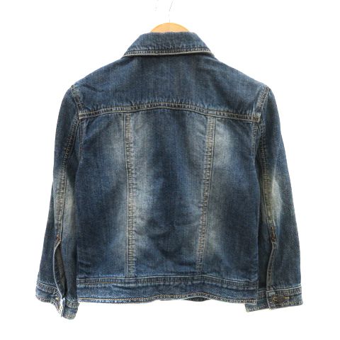 chahchah デニムジャケット　Gジャン　ウォッシュ加工 chahchah デニムジャケット Gジャン ウォッシュ加工 - メルカリ