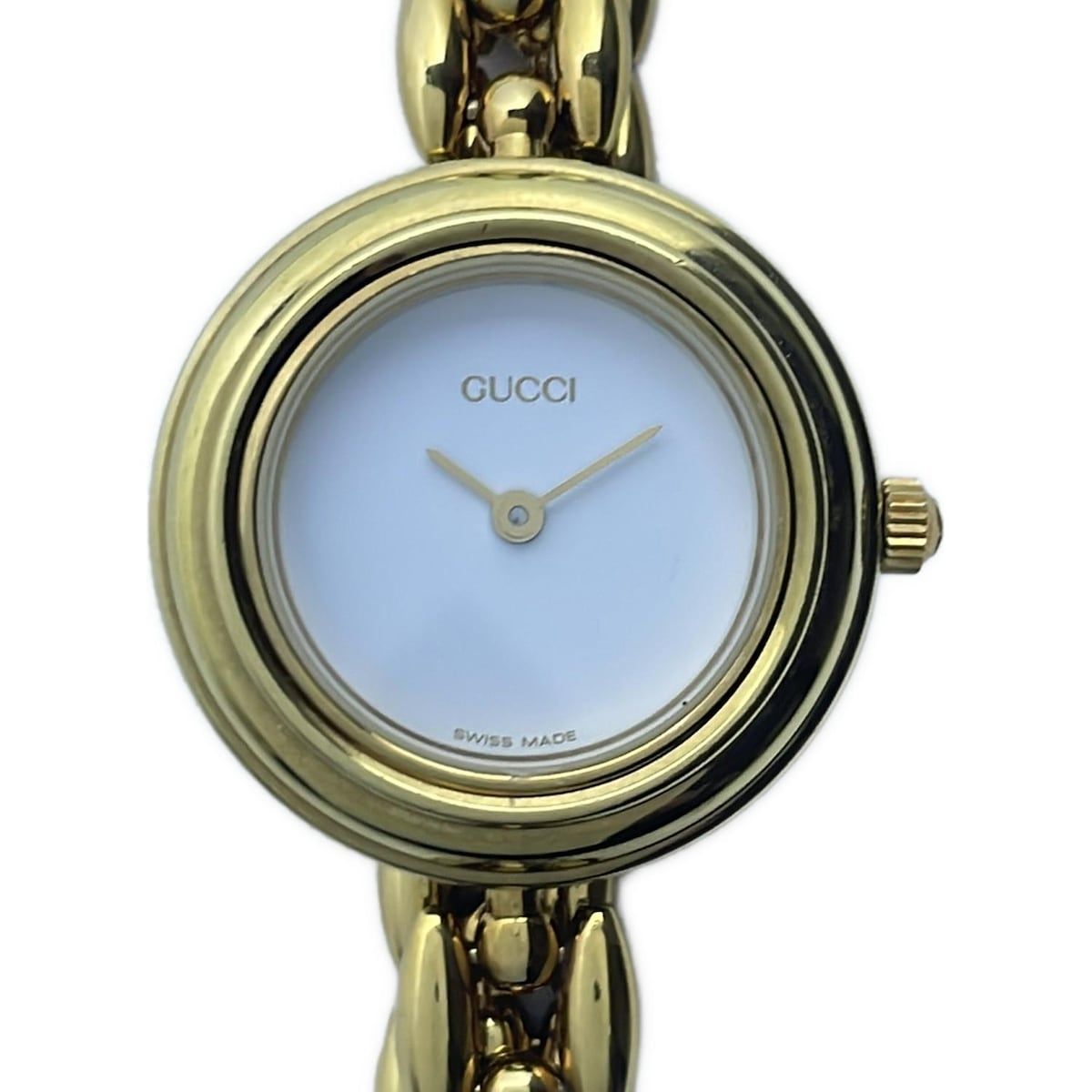 GUCCI グッチ 腕時計 ベゼルウォッチ 11|12.2 レディース 白