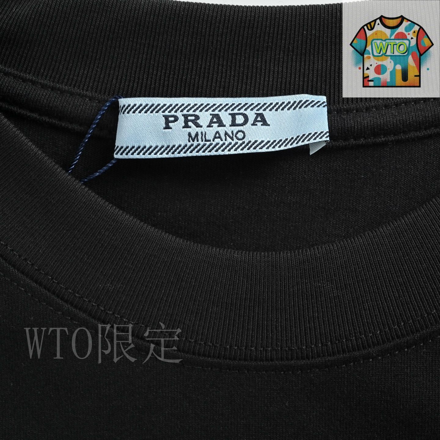 PRADA プラダ 23SS Cotton Short Sleeves Logo Tee 三角ロゴプレート