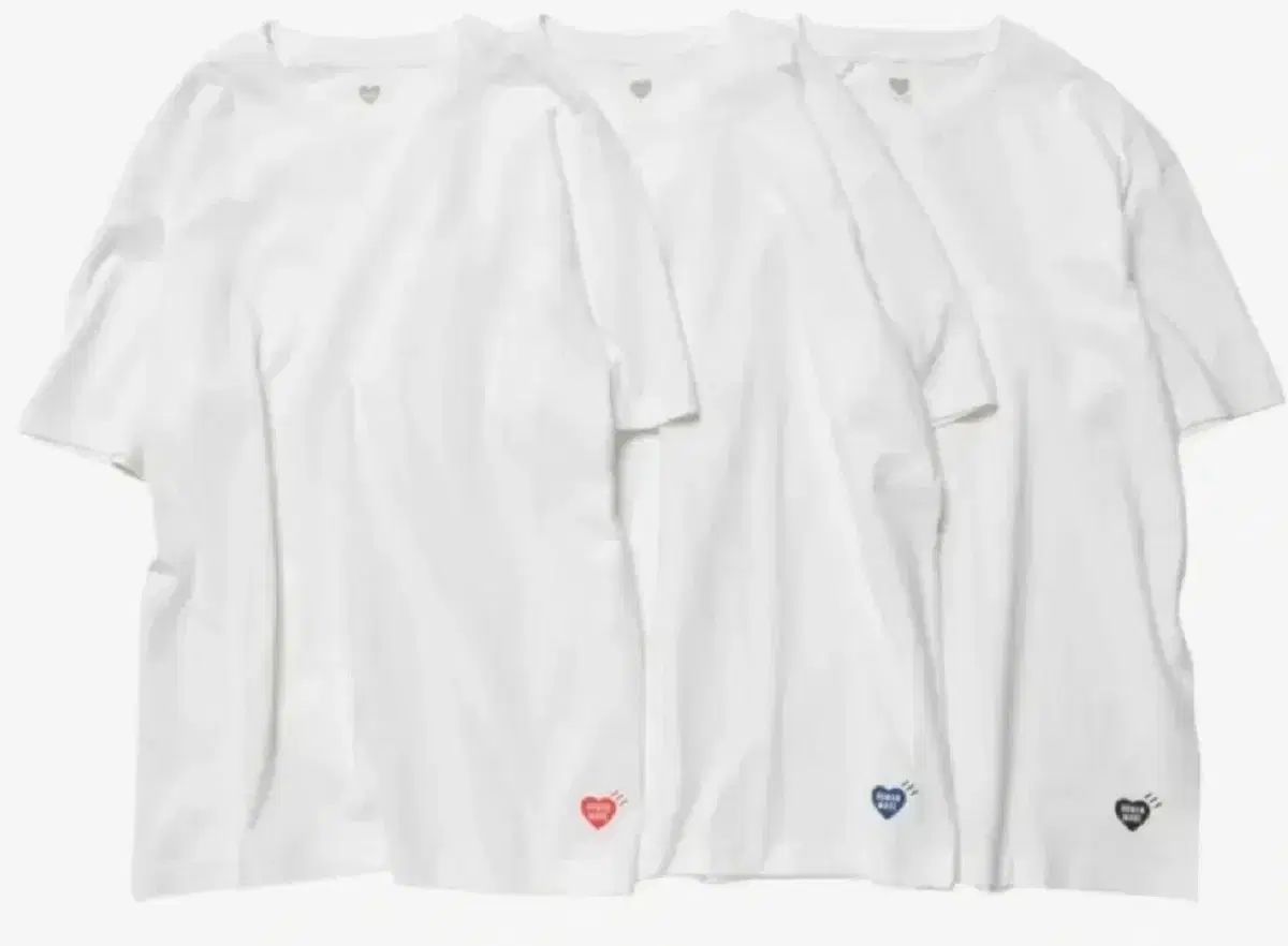 HUMAN MADE ヒューマンメイド メイド 基本 半袖Tシャツ 白 3 パック