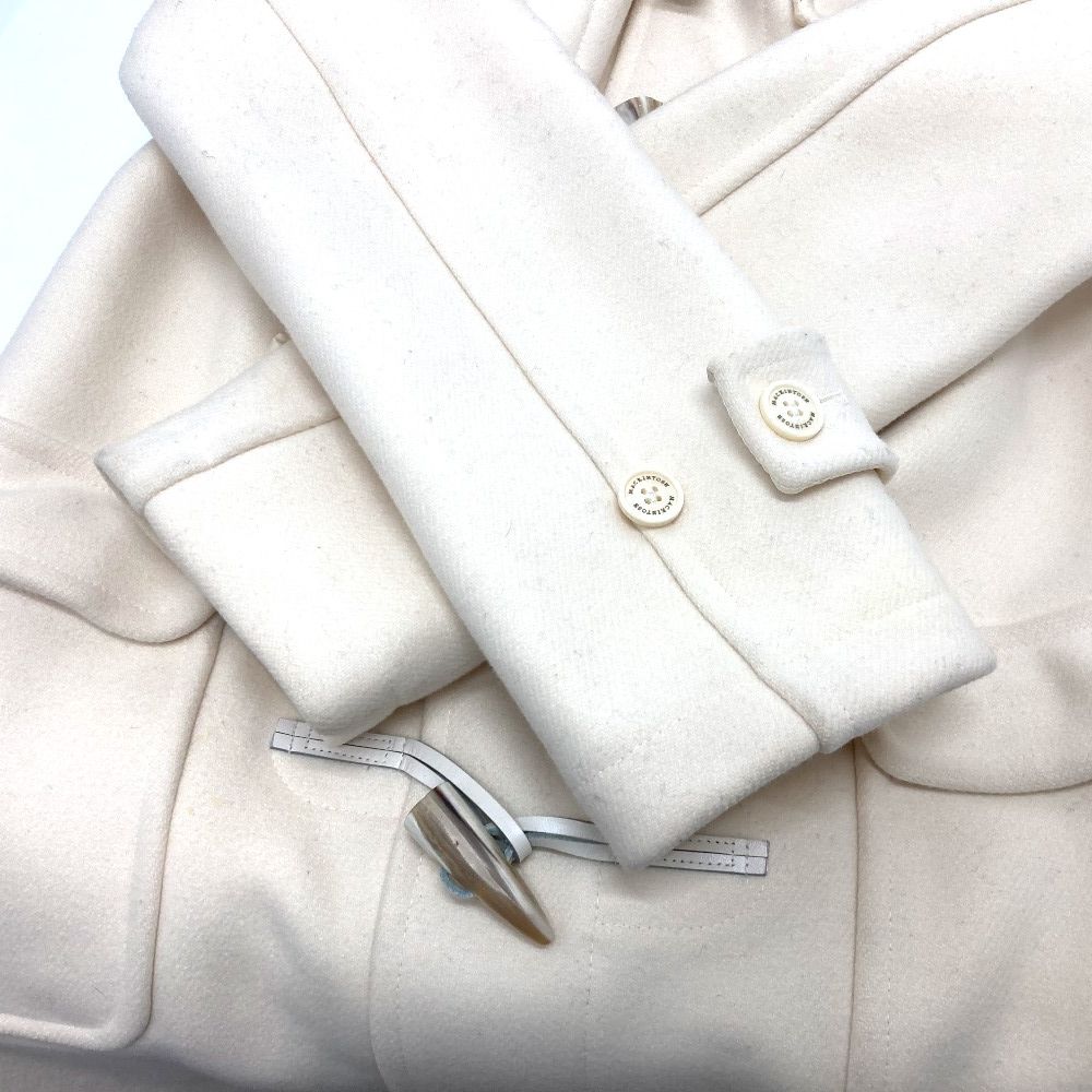 Macintosh ホワイト ダッフルコート Mackintosh マッキントッシュ ダッフルコート ダッフル ウール