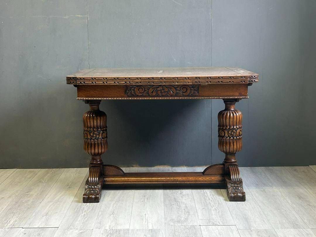 イギリス アンティーク ロイズアンティークス ドローリーフテーブル IRK