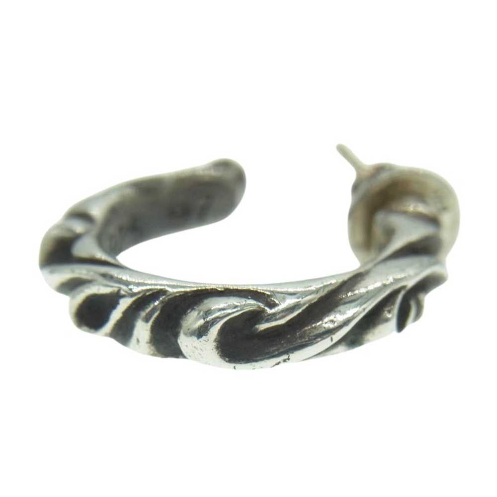 ■ Chrome Hearts スクロールフープピアス インボイス原本■ CHROME HEARTS クロムハーツ（原本無） HOOP SCROOL 1 フープ