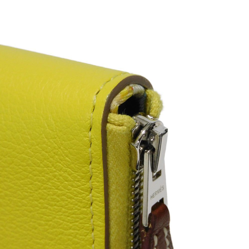 HERMES エルメス アザップ ロング シルクイン イエロー マルチカラー  