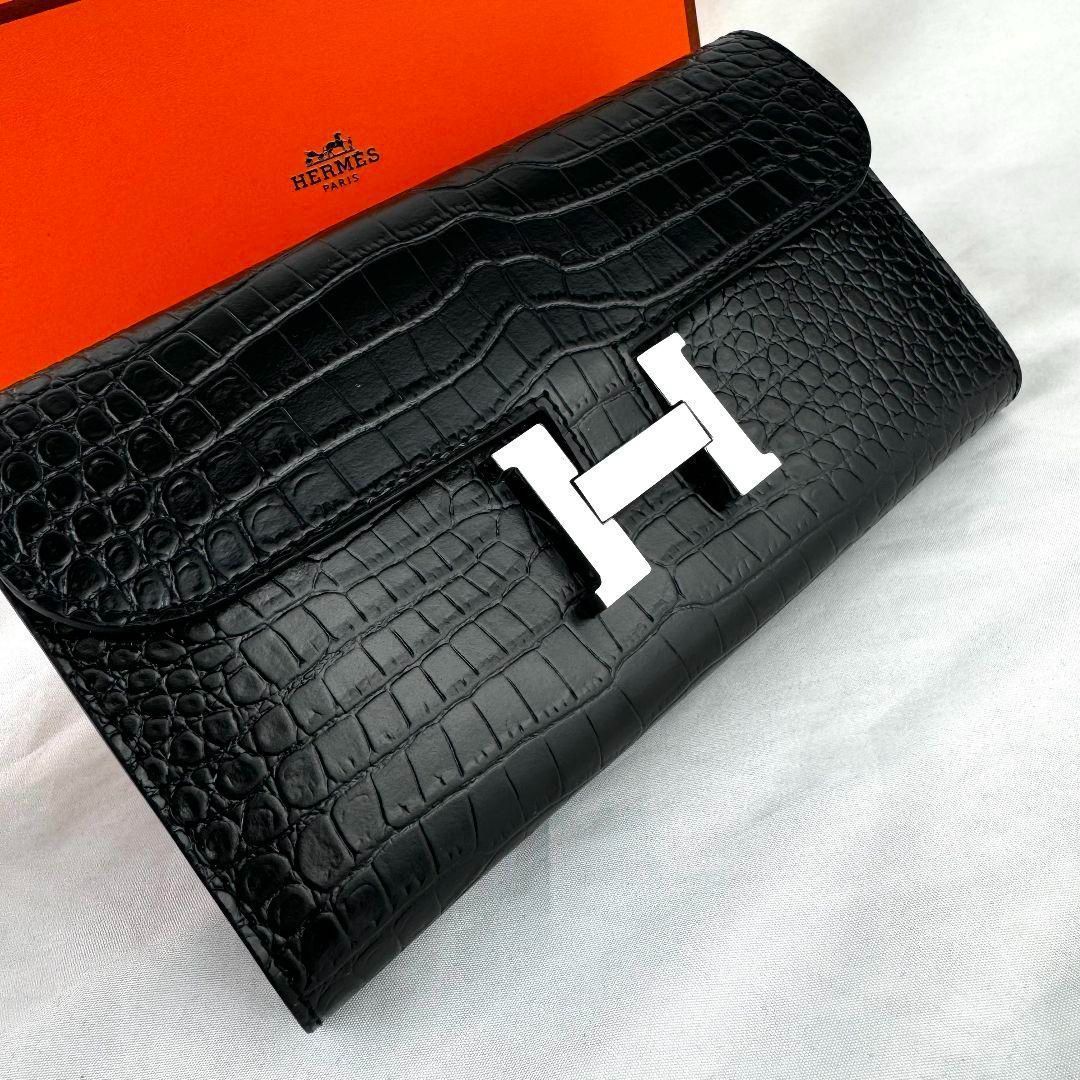 エルメス コンスタンス ロング シルバー金具 メンズレディース ブラック エルメス コンスタンス ロング シルバー金具 メンズレディース