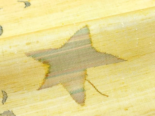 平和屋着物□極上 能州紬 絲藝苑 上島洋山 訪問着・長襦袢セット 海草  