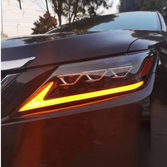 トヨタ 50カムリ AVV50 50系カムリ前期 LEDヘッドライト 三眼スタイル 左右セット シーケンシャルウインカー