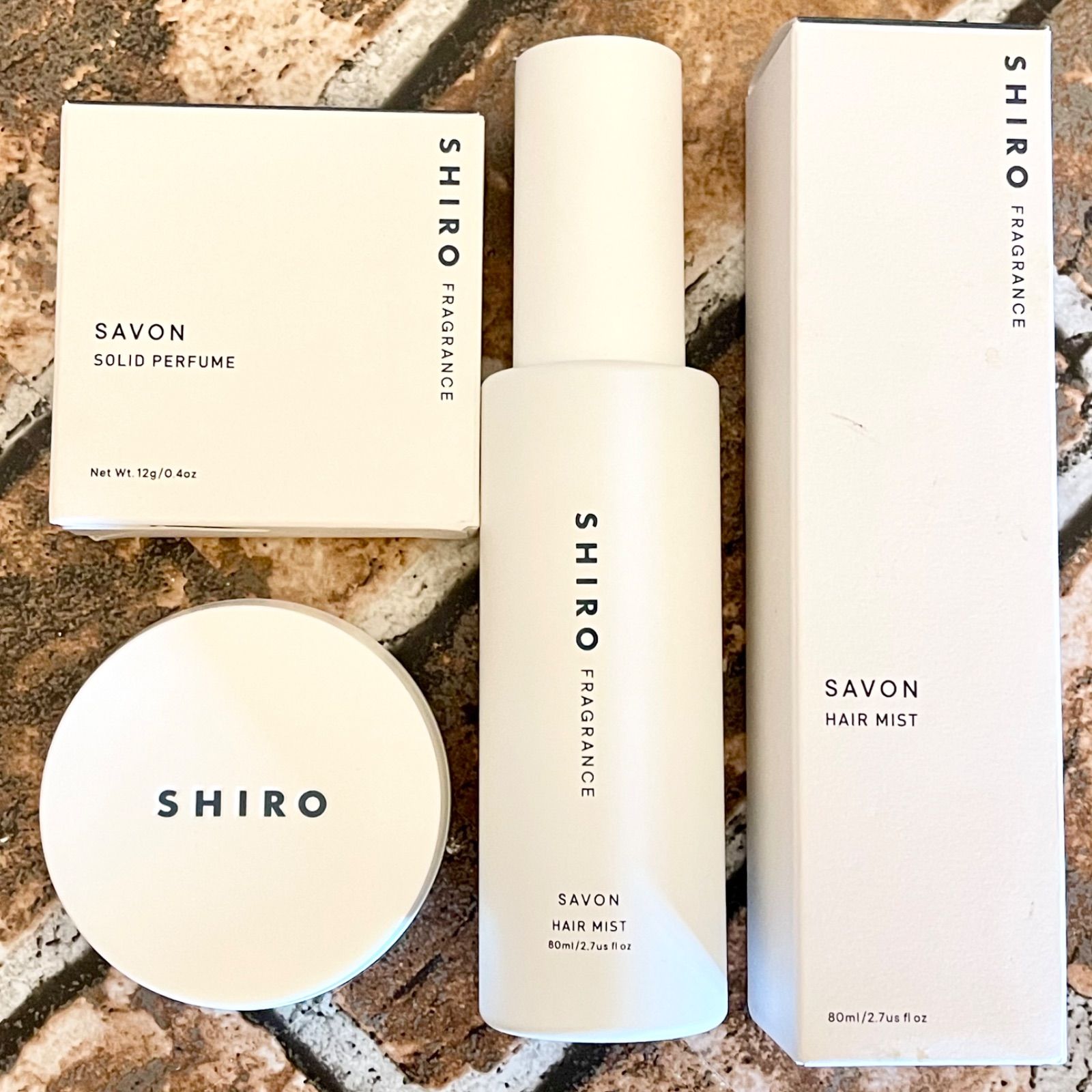 shiro savon ヘアミスト　練り香水　シロ　サボン　フレグランスセット