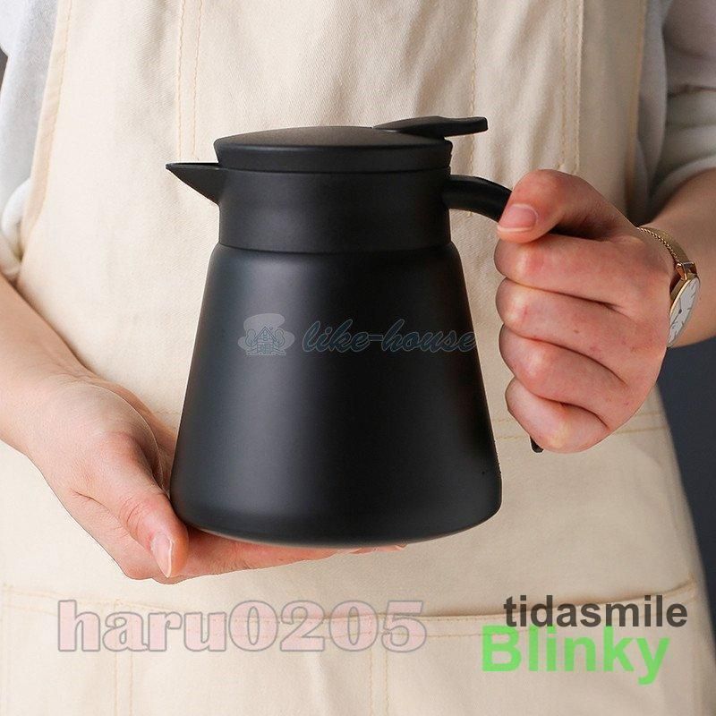 大容量魔法瓶 魔法瓶ポット 保冷 保温 卓上ポット ステンレスポット コーヒー 水筒 ステンレス製 ポット テーブルポット 小さい 大容量 魔法瓶 600 ML 800