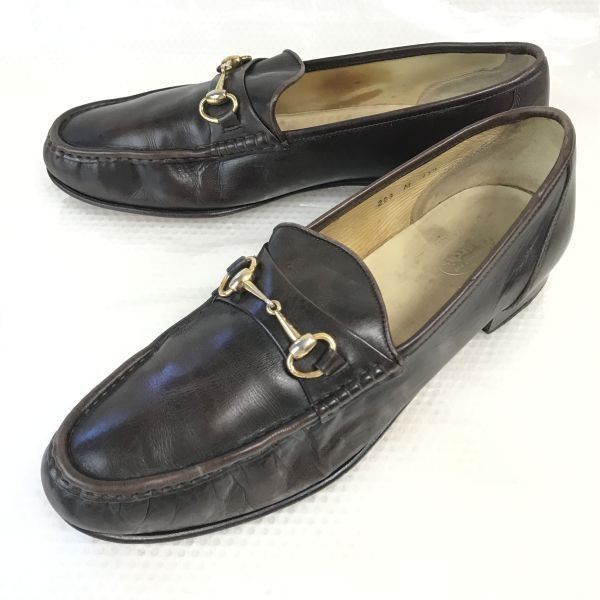 試着交換OK！90sイタリア製★旧チャーチ/Church's/PRIMA CLASSE★ビットモカシン/ローファー【11.5M/28.5-29.5暗茶/BROWN】スリッポン/シューズ◆bJ-33<sale>