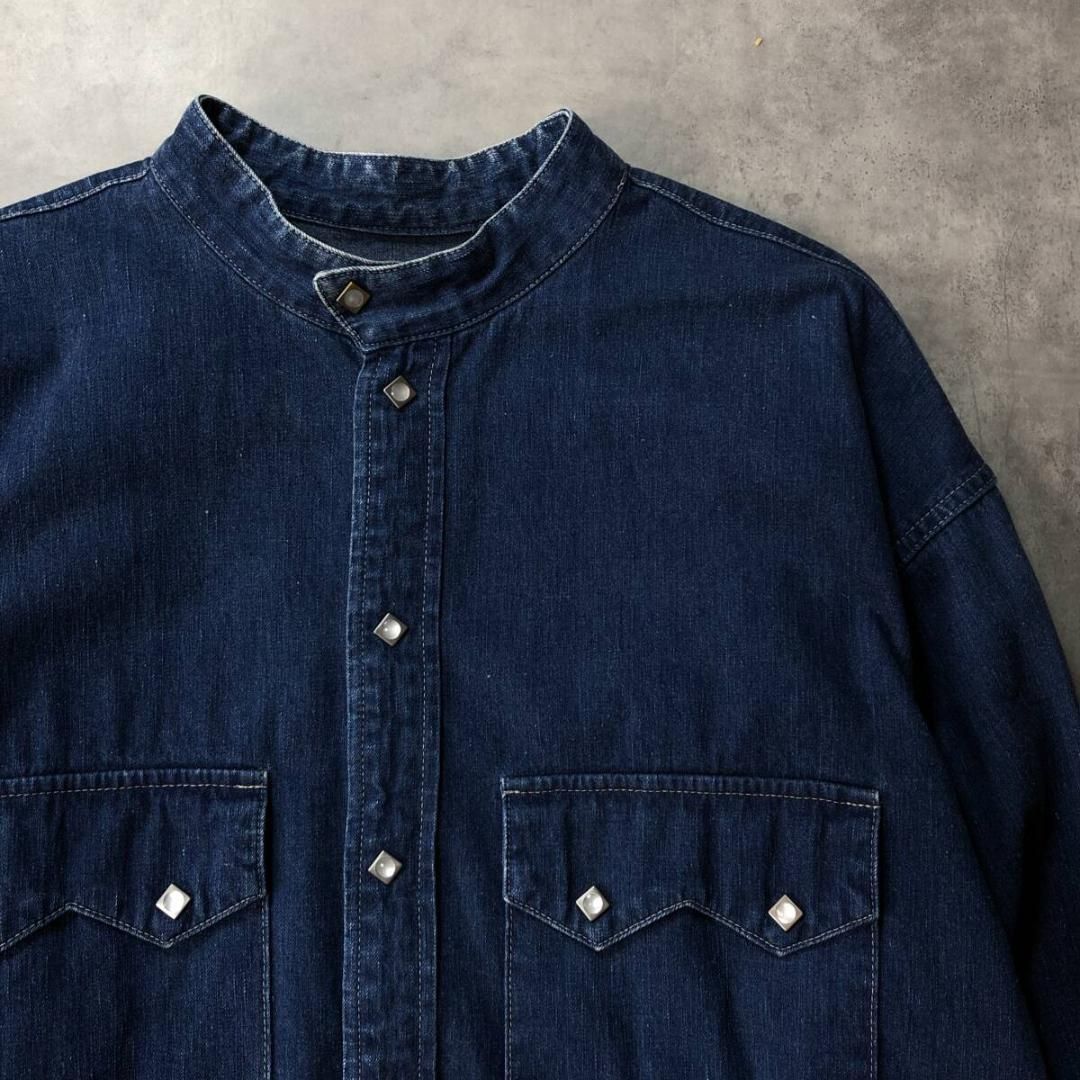 GQ3648◇TENDERLOIN : DENIM SHT SNAP BUTTON WASH◇M◇インディゴ
