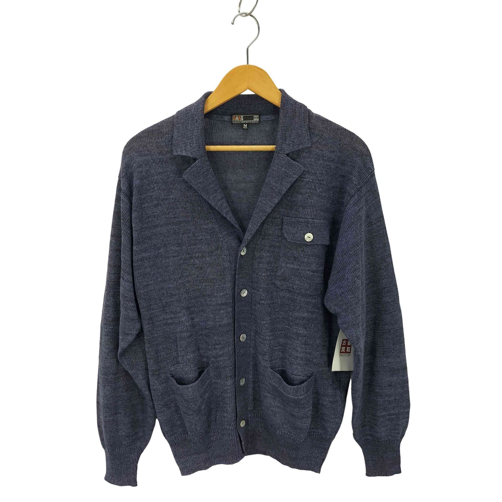 ダックスロンドン DAKS LONDON リネンカーディガン メンズ  M