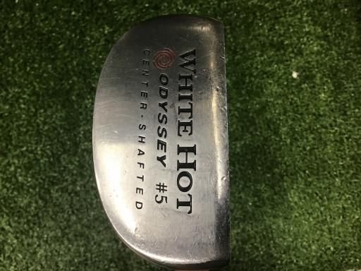 未使用●オデッセイ● WHITE STEEL .#5 パター 34インチ 右利き 中古】 オデッセイ WHITE STEEL #5 34インチ パター PT スチール
