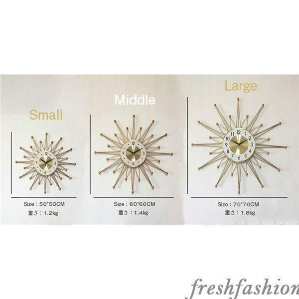 時計壁掛け掛け時計オシャレ北欧シンプルおしゃれ大きい大型静音3size50*50cm60*60cm70*70cm3.13lyc350注目の