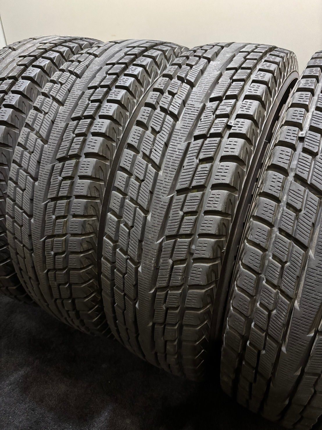 195/80R15 107/105L LT YOKOHAMA/GEOLANDAR i/T-S G073 14年製 スタッドレス 4本 ハイエース ジムニー (3-H772)
