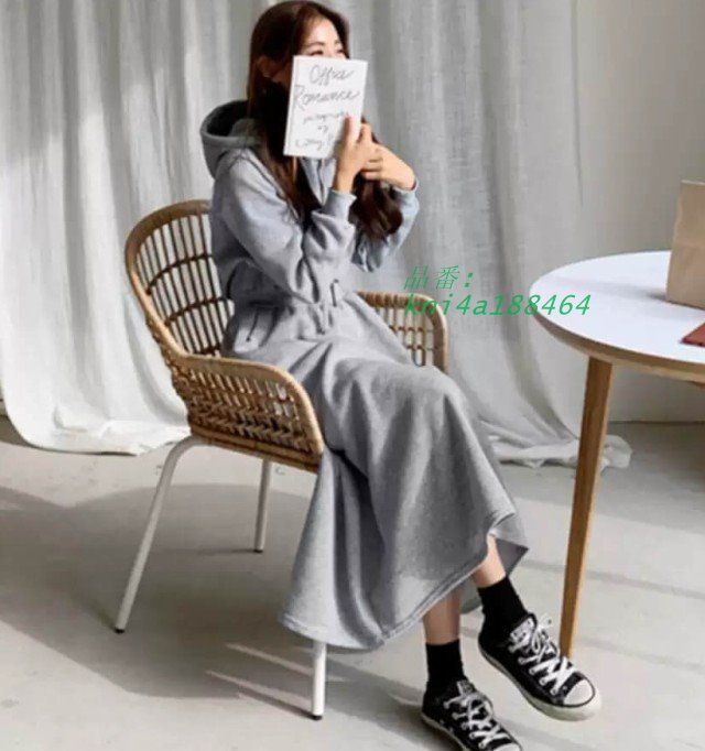 レディース パーカーワンピース