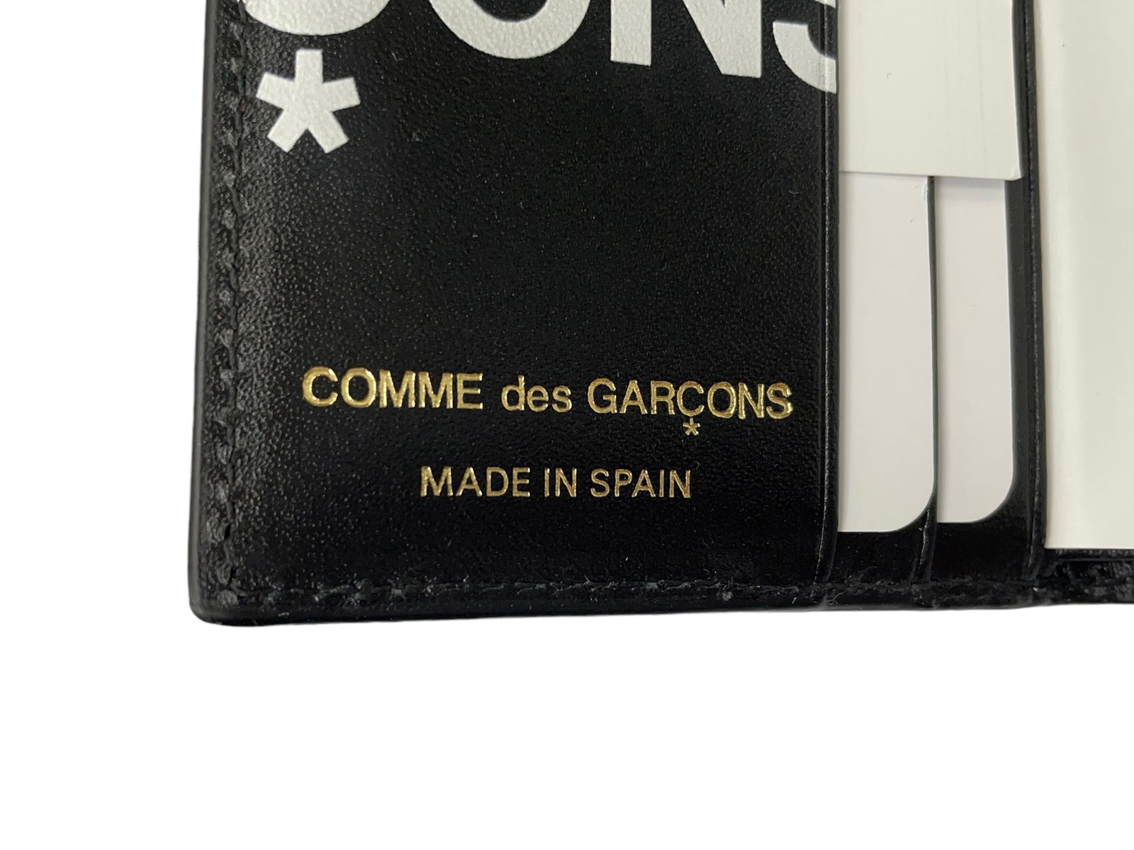 COMME des GARCONS コムデギャルソン HUGE LOGO WALLET ウォレット 二