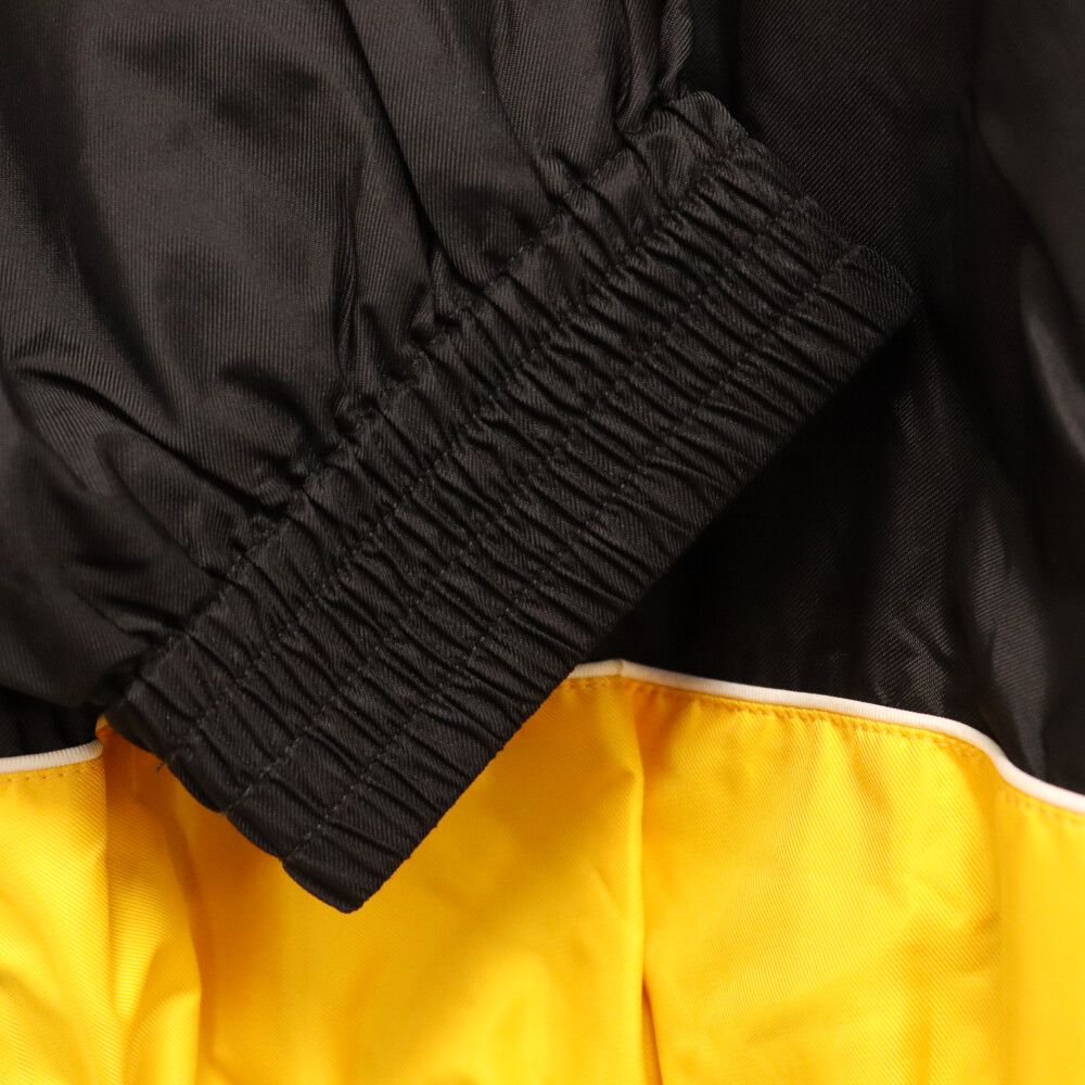 BALENCIAGA BBジップアップナイロンジャケット ブラックイエロー 44 dXEeFkTiwDJtqt37Nn85pQTEsxWlJV