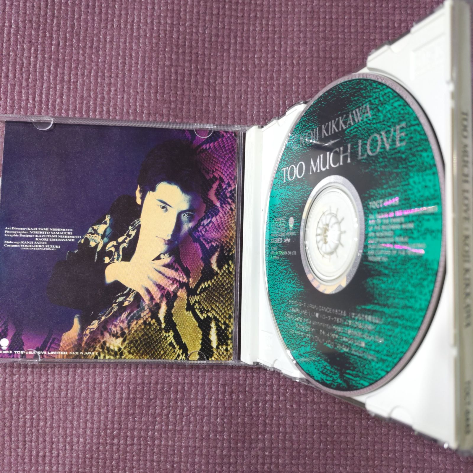 吉川晃司アルバム4点🪙「TOO MUCH LOVE」 🪙「ゴールデン
