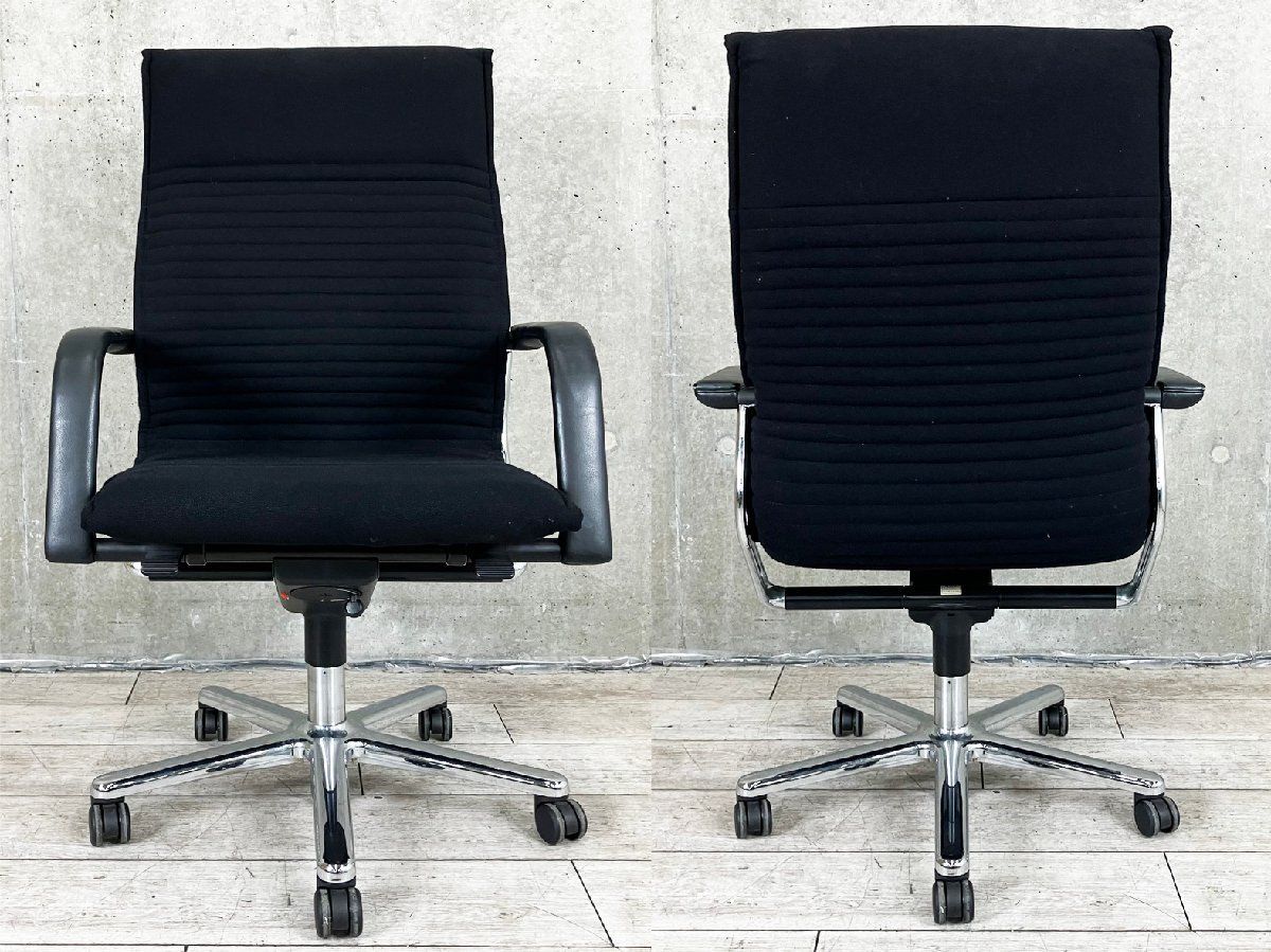 wilkhahn|ウィルクハーン FSライン アームチェア ハイバック ブラック