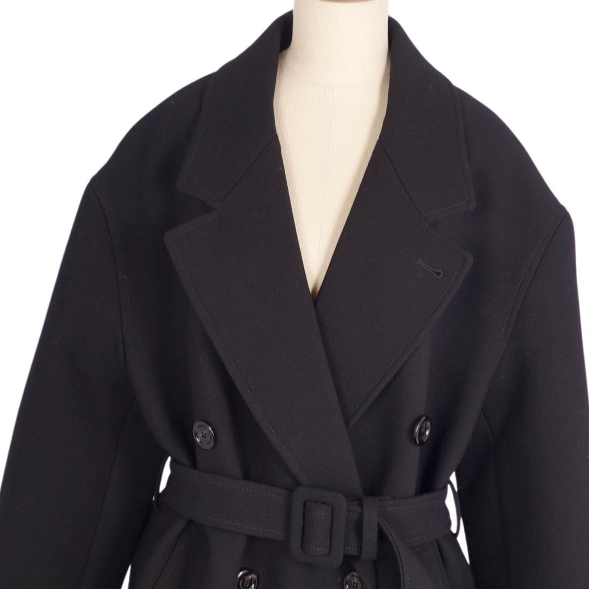 ロングコート ダブルブレスト