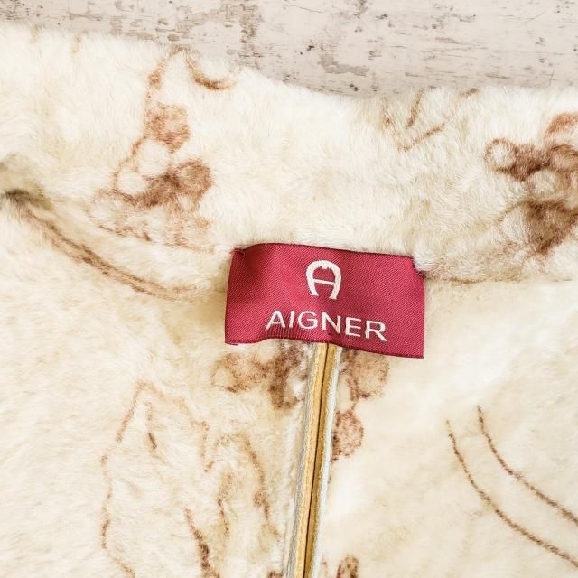 アイグナー AIGNER ☆ ムートン ジャケット 46 ベージュ イタリア製 アイグナー AIGNER ☆ ムートン ジャケット 46 ベージュ イタリア製
