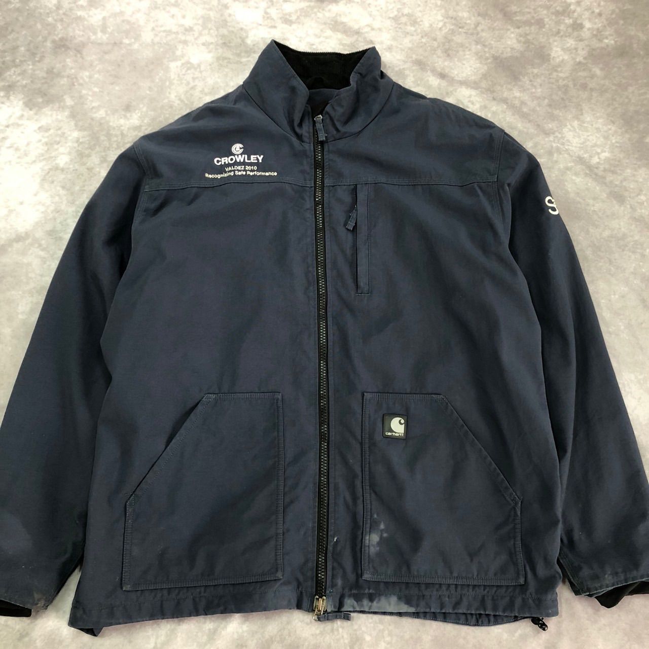 Carhartt ナイロンジャケット 企業ロゴ 0a2ba4a0b1fbe506ec64232ddbfe8b
