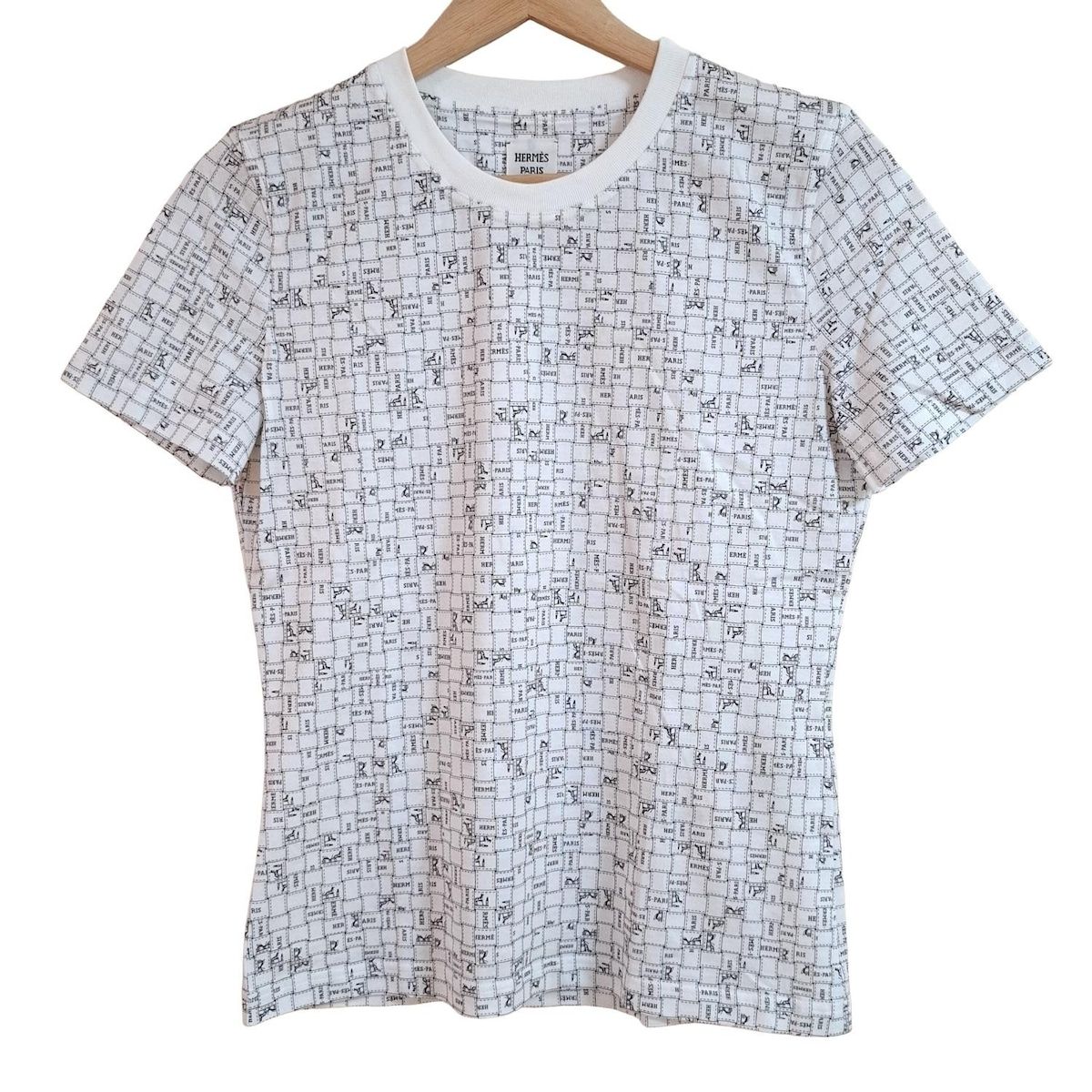 HERMES エルメス リボン柄 Tシャツ ⭐︎HERMES エルメス リボン柄T