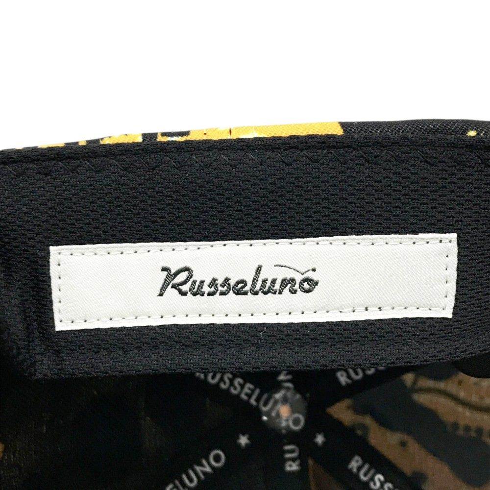Russeluno MONOGRAM CAP ルチャ　総柄　ベージュ　ブラウン系 ラッセルノ RUSSELUNO ラッセルノ 2023年モデル キャップ ルチャ