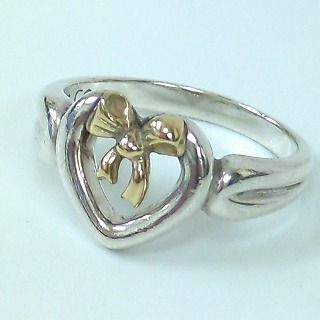 Tiffany&Co. ティファニー ハート リボン リング シルバー925